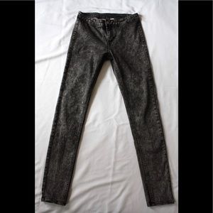 • Divided • Faded Gray/Black Skinny Jeans